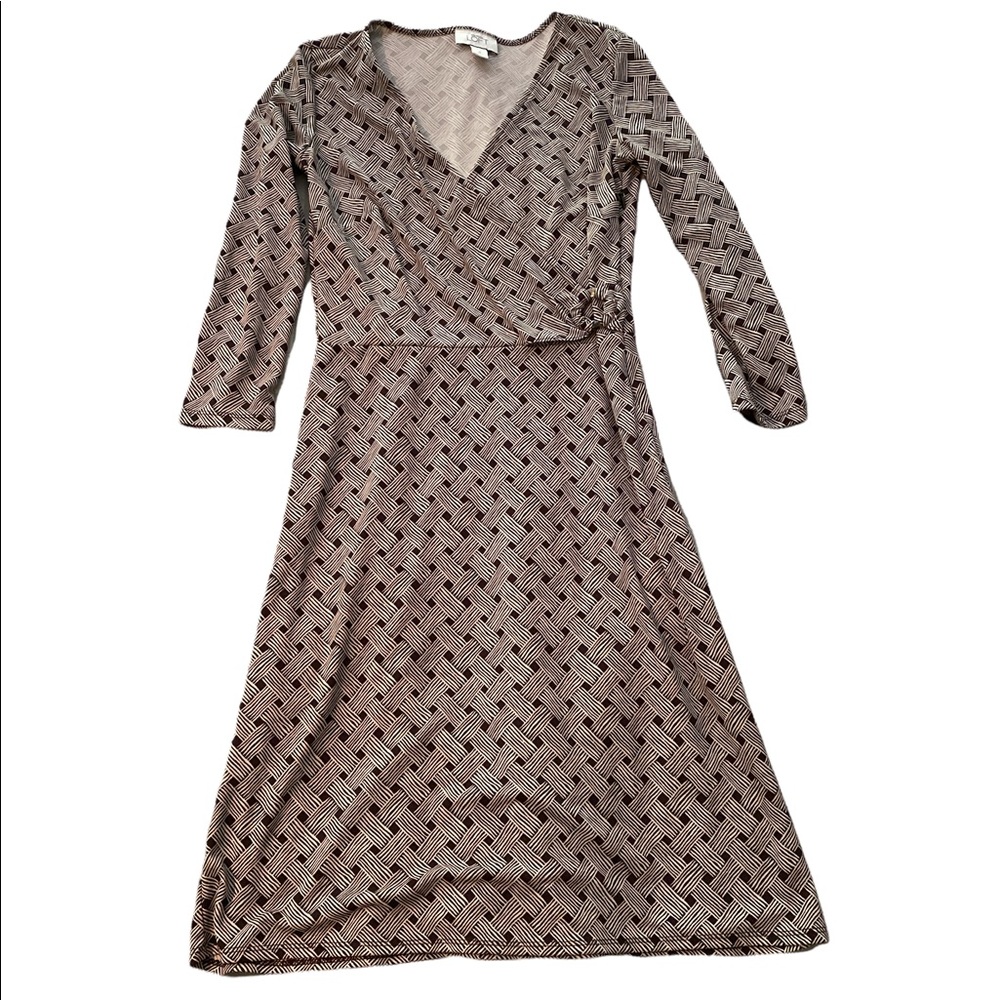 Brown loft dress size 2